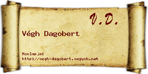 Végh Dagobert névjegykártya
